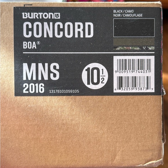 Men’s Burton Concord Boa Snowboard Boots 10.5 - Picture 3 of 7